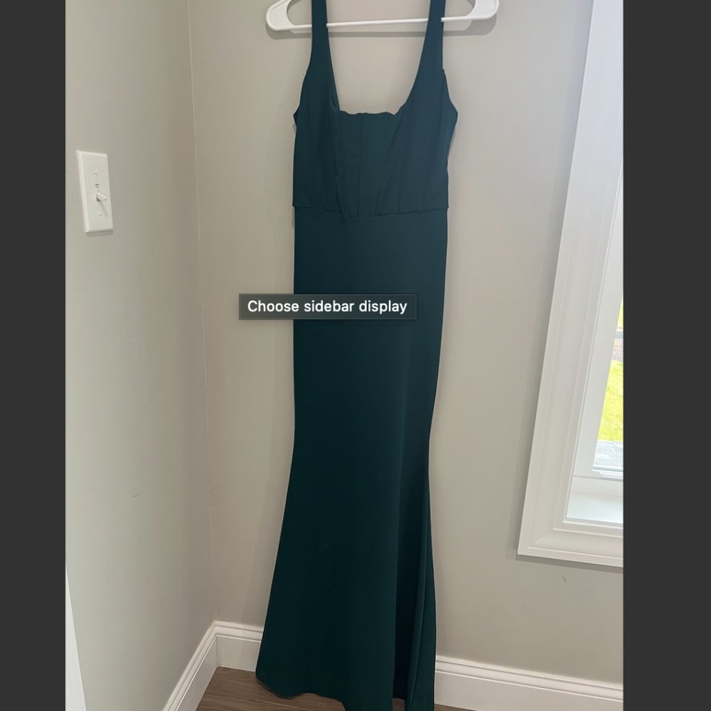Windsor formal teal/green dress, size small